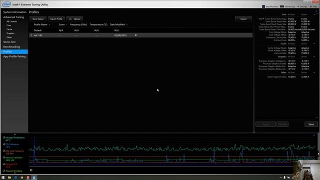 How Active Profile in Start Windows Intel XTU смотреть онлайн