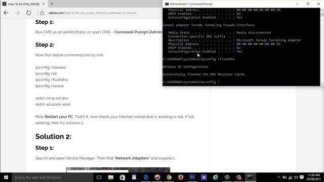DNS PROBE FINISHED NXDOMAIN [FIXED - Working] смотреть онлайн