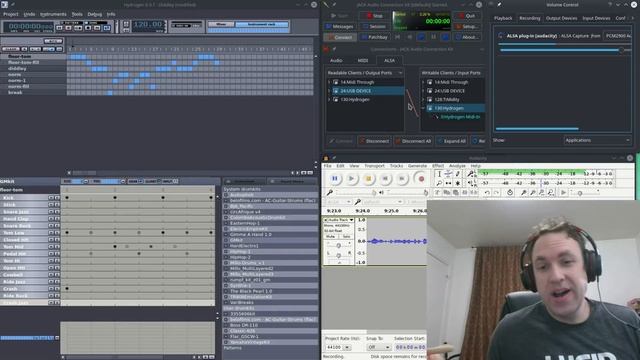 How to setup a MIDI drumset to work with Hydrogen (Linux/Windows) смотреть онлайн