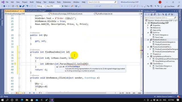 Chapter 7 - OOP Part 12: TableLayoutPanel (FindRowIndex) смотреть онлайн