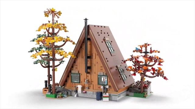 LEGO Ideas 21338 A-Frame Cabin смотреть онлайн