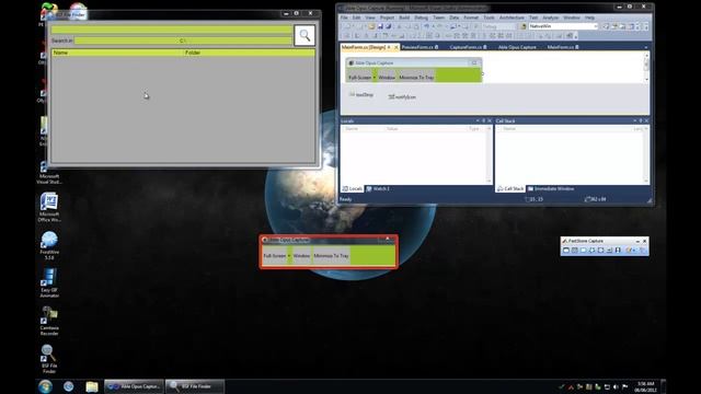 Screen capture program with window capture (C# app) смотреть онлайн