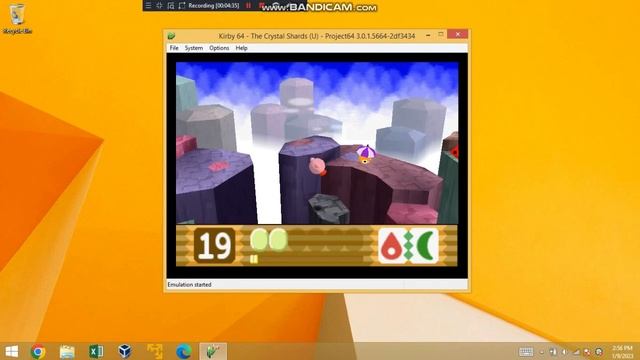 Kirby 64 Gameplay In Windows 8.1 смотреть онлайн