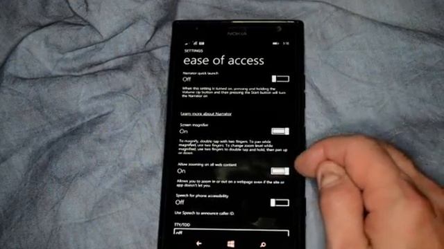 How to setup the Ease of Access app in Windows 8.1 Phone смотреть онлайн