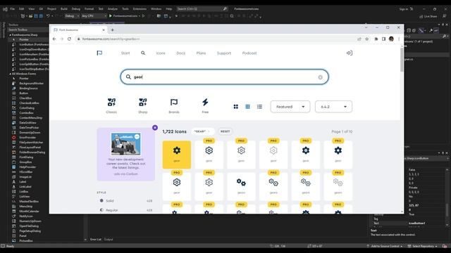 How to use font awesome icons in winforms using c# смотреть онлайн
