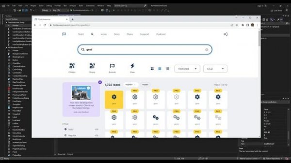 How to use font awesome icons in winforms using c#