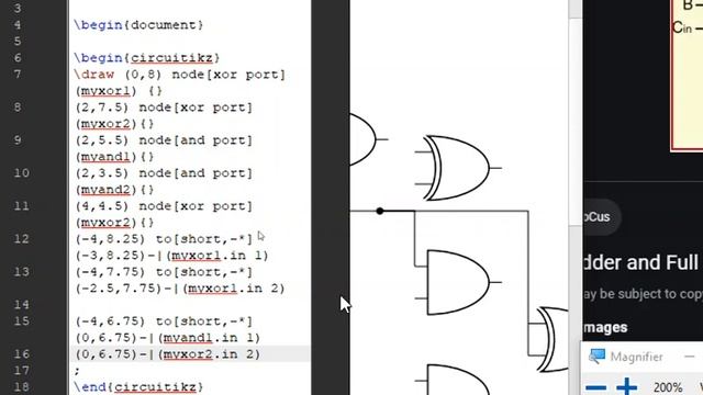 How to Draw Full-Adder Circuit in LATEX using Circuitikz - Tutorial 08 || Tamil смотреть онлайн