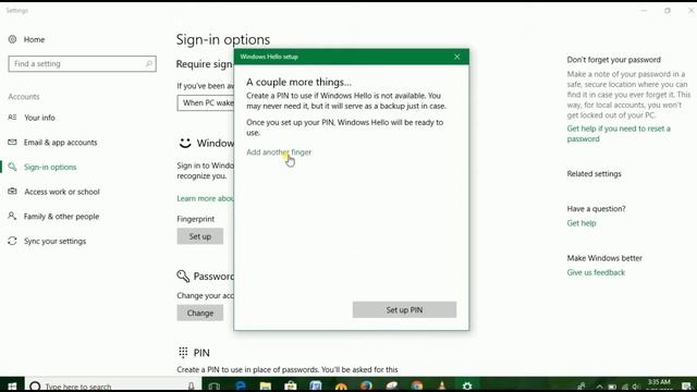 How to Setup Fingerprint Lock in Windows 10 using HP Laptop смотреть онлайн