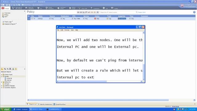 Checkpoint GAIA R77 Smart Dashboard Policies I смотреть онлайн
