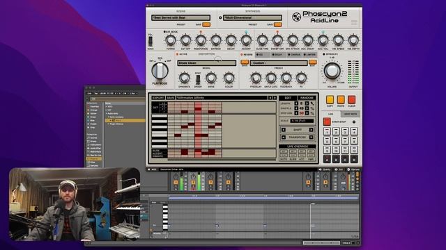 Make Acid Techno with Phoscyon 2 by @d16group, Sounds SO GOOD! смотреть онлайн