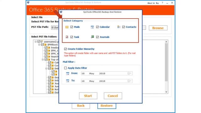 Restore Office 365 Mailbox Using SysTools (Deprecated) Software Items - Without Impersonation смотреть онлайн