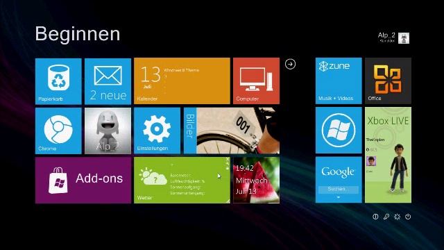 Windows 8 Theme Download (GER/DE) смотреть онлайн