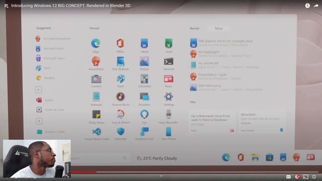 henrik_z4 | Windows 12 Concept Review смотреть онлайн