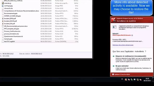 Kaspersky Endpoint Security for Business - Anlti-cryptor Rollback смотреть онлайн