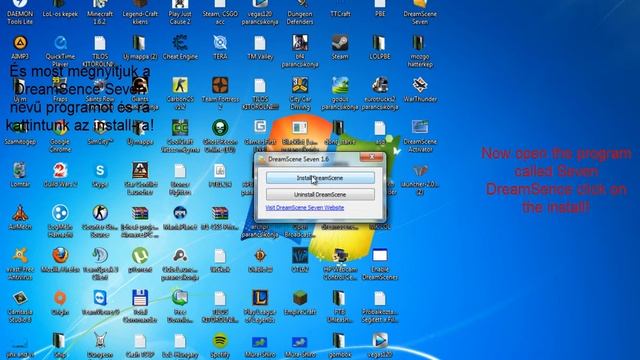 Animated live wallpaper (LWP) tutorial on windows7/linux 100% work! HUN/ENG смотреть онлайн