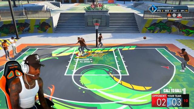 Duke Dennis FIRST MYPARK GAME Of NBA 2K22 W/ GMAN смотреть онлайн