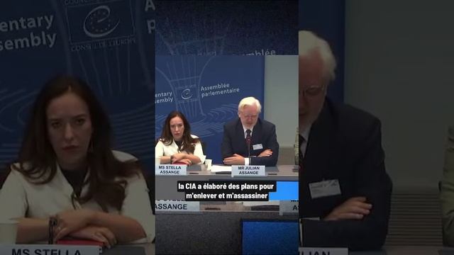JULIAN ASSANGE: SON AUDITION Du 1 Er OCTOBRE 2024 Au PARLEMENT Du CONSEIL De L'EUROPE