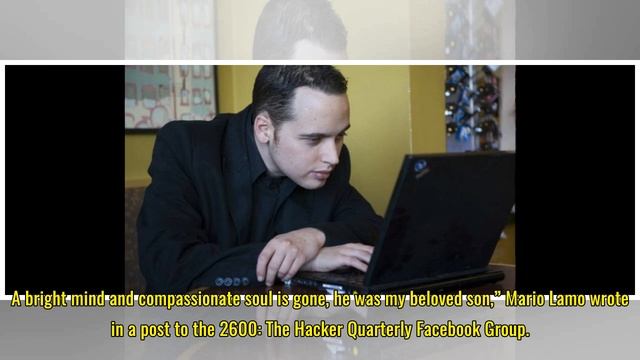 Adrian Lamo, the hacker who gave up Wikileaks source Chelsea Manning, dies aged 37 смотреть онлайн