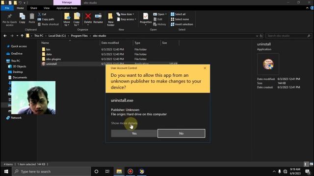 cara uninstall obs | tutorial windows смотреть онлайн
