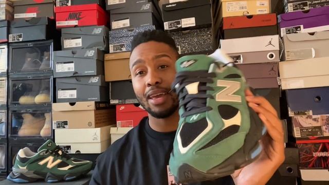 New Balance 9060 Team Forrest Green On Foot Review And Sizing Guide - U9060VRA