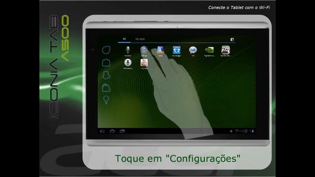 Iconia Tab A500 - Conecte o Tablet com o Wi-Fi смотреть онлайн