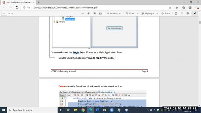 CC105 - Lab 3 (Part 1) - JavaFX, JFrame & actionPerformed event смотреть онлайн