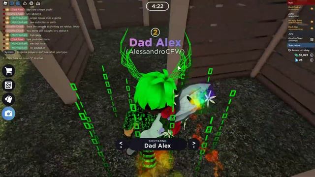 AlessandroCFW exploiting in ROBLOX Outlaster смотреть онлайн