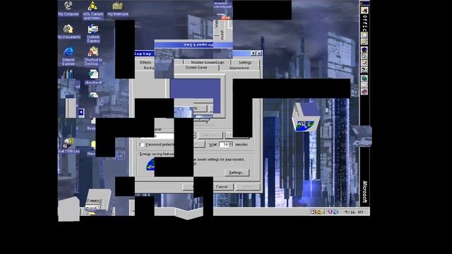 Windows 98 Plus! Theme - Cityscape
