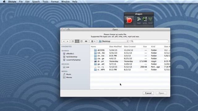 Speech Recognition: Transcription in Dragon Dictate for Mac 3 смотреть онлайн