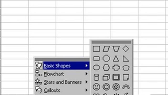 Microsoft Office Excel 2000 Auto Shapes смотреть онлайн