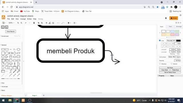 Cara Membuat ACTIVITY DIAGRAM di Draw.io dalam Studi Kasus Proses Bisnis Indomart смотреть онлайн