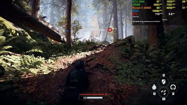 Star Wars Battlefront II Benchmark | RTX 2060 + Ryzen 5 2600X | ULTRA 1080p смотреть онлайн