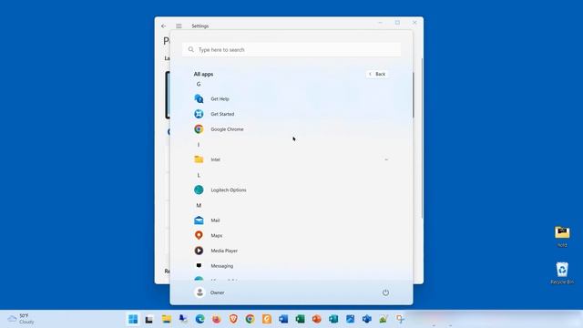 Windows 11 Start Menu Settings смотреть онлайн