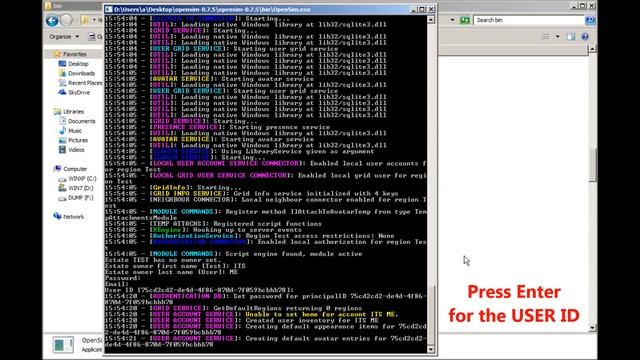 Opensim Local Standalone Installation tutorial for windows users смотреть онлайн