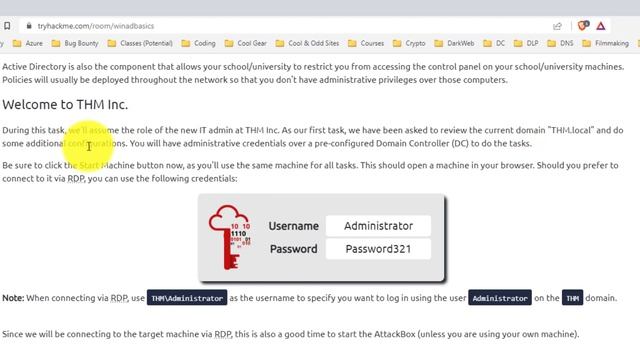 TryHackMe Walkthrough | Active Directory Basics | Task 2 Windows Domains смотреть онлайн