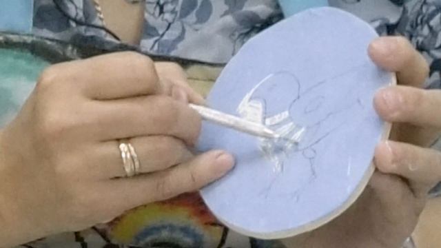 Техника сграффито. Часть 1