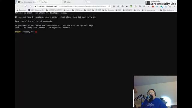 Using CROSH to Check Your Chromebook's Battery Health and Discharge Rate смотреть онлайн