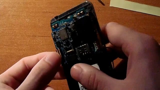 установка тачскрина на Samsung sgh i900 смотреть онлайн