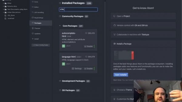 Atom Tutorial: Installing Packages and Markdown to pdf