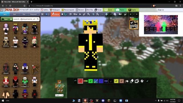 How to get Technoblades crown on your minecraft skin смотреть онлайн