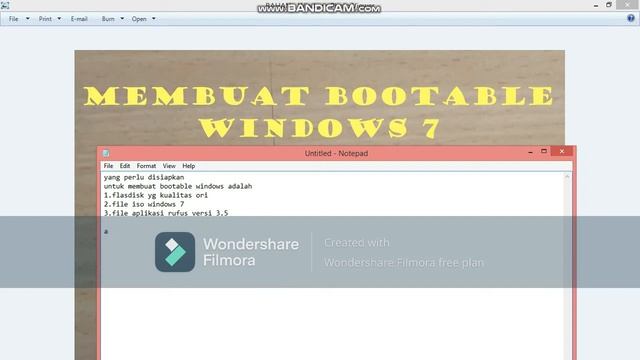 MEMBUAT FILE BOOT WINDOWS 7 DENGAN RUFUS смотреть онлайн