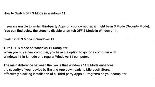 Windows 11 S Mode Turn Off | 2023 смотреть онлайн