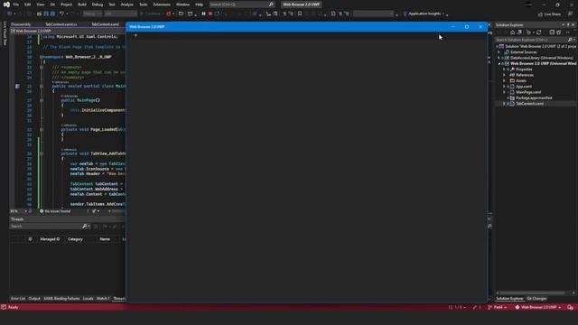 UWP WebView2 Project - Part 4 | Coding .NET | Adding Web Browser Components смотреть онлайн