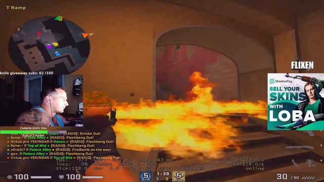 ITS NEW TOP 1 HLTV STACK | LOBA STREAM CSGO FPL смотреть онлайн