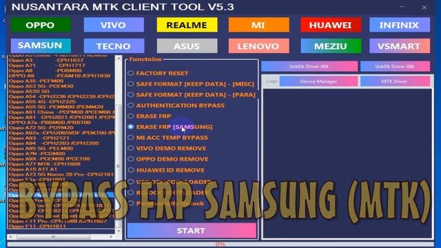 MTK auth bypass tool | MTK Flash Format All Chipset | disable DA file (or auth) смотреть онлайн