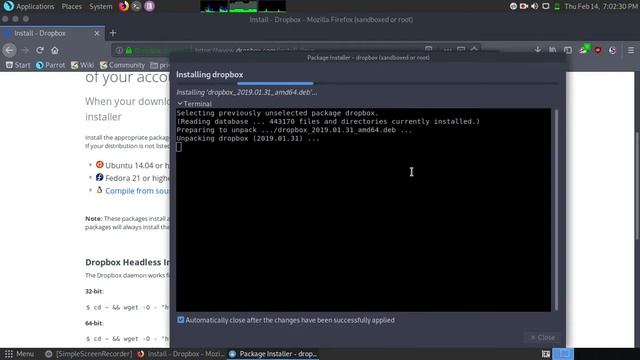 How To Install Dropbox On Parrot OS смотреть онлайн