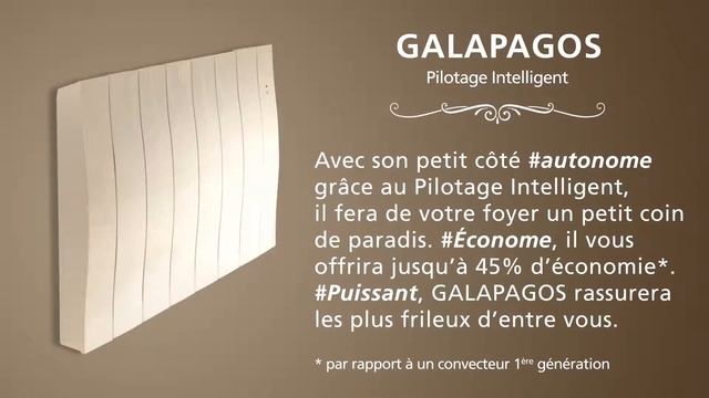 Radiateur Galapagos Pilotage intelligent- ATLANTIC смотреть онлайн