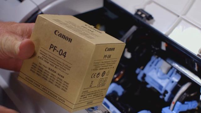 How to replace the printhead of a Canon iPF CAD printer смотреть онлайн