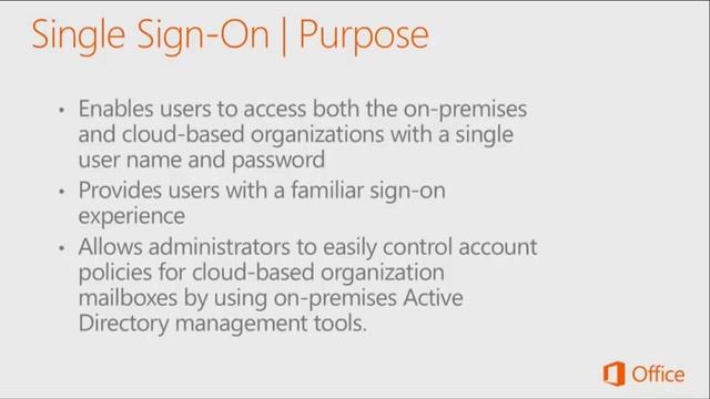 Office 365 Single Sign On, DirSync & ADFS смотреть онлайн